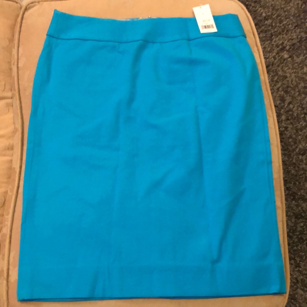 Brand New with Tags Turquoise Banana Republic Skirt with Stretch